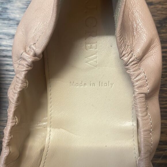 J CREW NUDE SIZE 9 FLATS MADE IN ITALY - Picture 2 of 3